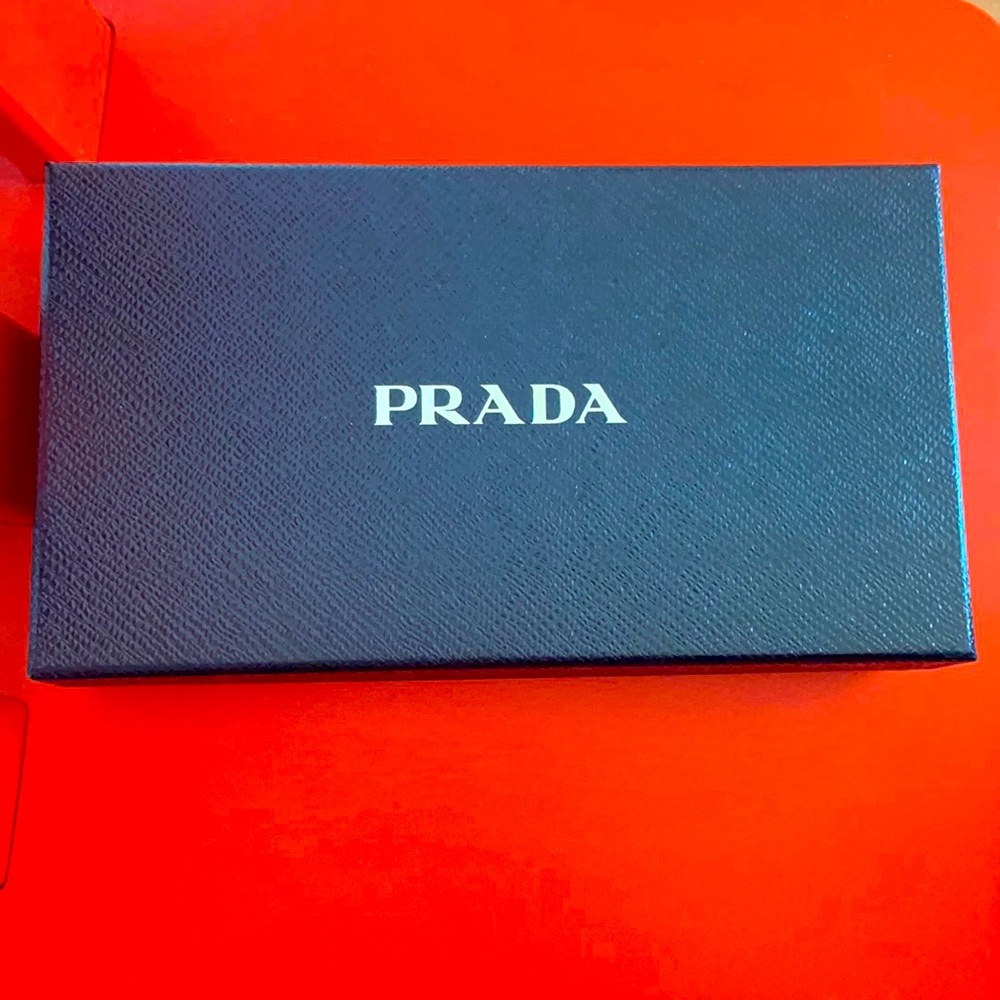 Authentic Prada wallet gift box